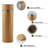 Eco Friendly BPA Free Bamboo Glass Water Bottle Executive Corporate Gifts Singapore