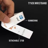 Tyvek Wristband with Detachable Stub Executive Corporate Gifts Singapore
