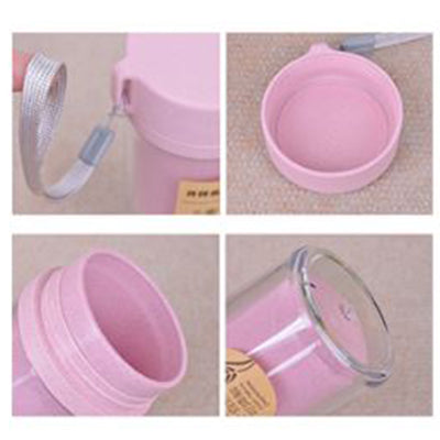 Eco-Friendly Wheat Straw Bottle with Strap Executive Corporate Gifts Singapore