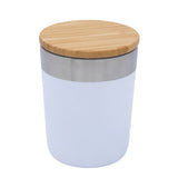 Eco Friendly Vacuum Coffee Tumbler with Bamboo Lid Executive Corporate Gifts Singapore