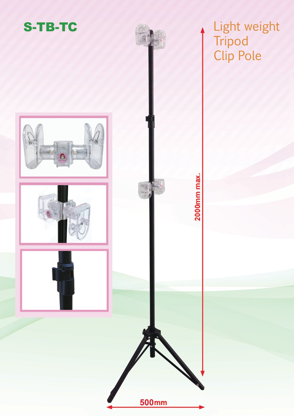 T-Bar Kapeline Poster display (Tripod Base) Executive Corporate Gifts Singapore