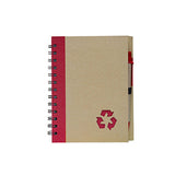 Eco-Friendly Recycled logo Cover Notepad with Pen Executive Corporate Gifts Singapore