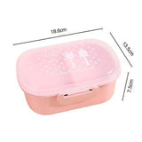 Eco Wheat Straw Food Container with Compartment Executive Corporate Gifts Singapore