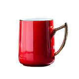 Ceramic Mug with Golden Handle Executive Corporate Gifts Singapore