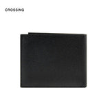 Crossing Bold Bi-fold Leather Wallet With Window And Coin Pocket RFID Executive Gifts Singapore