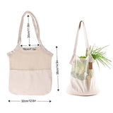 Eco friendly Reusable Washable Natural Organic Cotton Mesh Bag Executive Corporate Gifts Singapore