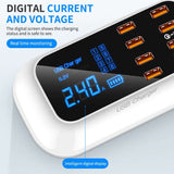 40W 8 Ports Fast Charger with LED Display Executive Gifts Singapore