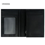 Crossing Infinite Short Leather Wallet With Coin Pouch RFID Executive Gifts Singapore
