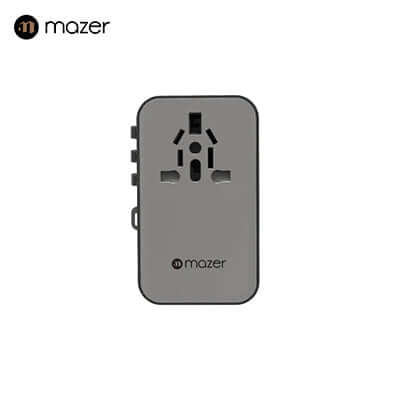 Mazer Infinite PD70W Gan Universal Travel Charger With Built-in USB C Cable Executive Corporate Gifts Singapore