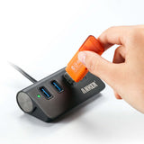 Anker Aluminum 4-Port USB 3.0 Hub Executive Gifts Singapore