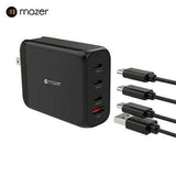 Mazer GaNPrestige 200W GaN Wall Charger with Travel Pins (4 Ports) Executive Corporate Gifts Singapore