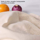 Eco friendly Reusable Washable Natural Organic Cotton Mesh Bag Executive Corporate Gifts Singapore