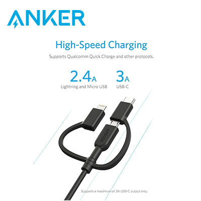 Anker PowerLine II 3-in-1 Cable Executive Corporate Gifts Singapore