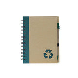 Eco-Friendly Recycled logo Cover Notepad with Pen Executive Corporate Gifts Singapore