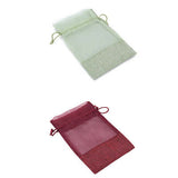 Eco Friendly Jute Accessories Pouch with Netting Executive Corporate Gifts Singapore