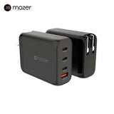 Mazer GaNPrestige 120W GaN Wall Charger with Travel Pins (4 Ports) Executive Corporate Gifts Singapore