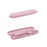 Eco Friendly Wheat Straw Portable Travel Cutlery Set Executive Corporate Gifts Singapore