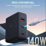 Aukey PA-B7O Omnia II Mix 140W Wall Charger Executive Gifts Singapore