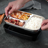 Stainless Steel Lunch Box with Compartments Executive Corporate Gifts Singapore