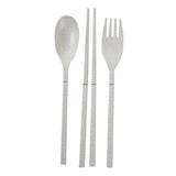 Compact Foldable Wheat Straw Cutlery Set Executive Corporate Gifts Singapore