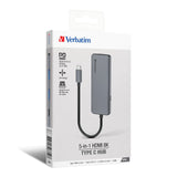 Verbatim 5-in-1 HDMI 8K Type C Hub 66812 Executive Corporate Gifts Singapore