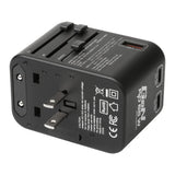 Verbatim 3 Port 65W PD 3.0 & QC 3.0 GaN Universal Travel Adaptor Executive Corporate Gifts Singapore
