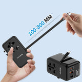 Valore PD70W Universal Travel Adaptor with Retractable Cable (UTA-002) Executive Corporate Gifts Singapore