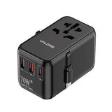 Valore PD70W Universal Travel Adaptor with Retractable Cable (UTA-002) Executive Corporate Gifts Singapore