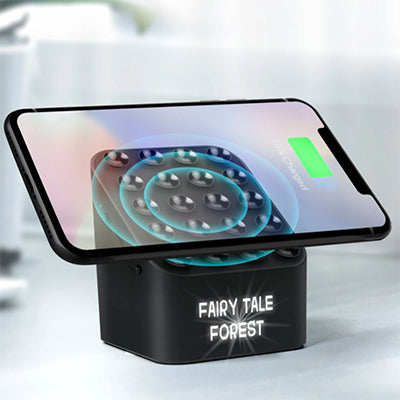 LED Logo Wireless Charging Bluetooth Speaker Executive Corporate Gifts Singapore