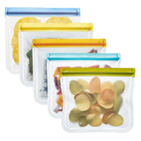 Eco Friendly Rezip Lay-Flat Lunch Leakproof Reusable Storage Bag 5-pack Executive Corporate Gifts Singapore