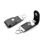 Leather Button Clasp USB Drive Executive Corporate Gifts Singapore