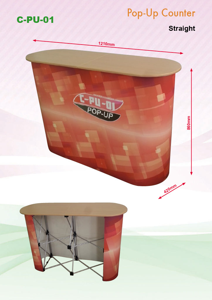 Pop Up Straight Event Counter Executive Corporate Gifts Singapore