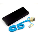 Dual Colour Fast Charging Cable Executive Corporate Gifts Singapore