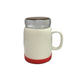 Porcelain Mug with Silver Lid & Silicon Base Executive Corporate Gifts Singapore