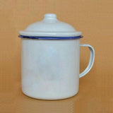 Vintage Design Enamel Mug with Cover Executive Corporate Gifts Singapore