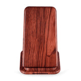 10W Wood Wireless Charger with Phone Stand Executive Corporate Gifts Singapore