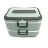 Easy Lock Double Layer Lunch Box with Spoon Executive Corporate Gifts Singapore