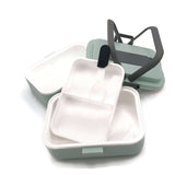 Easy Lock Double Layer Lunch Box with Spoon Executive Corporate Gifts Singapore