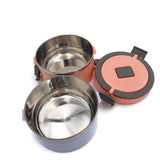 Round Thermos Tiffin Stainless Steel Lunch Box Executive Corporate Gifts Singapore