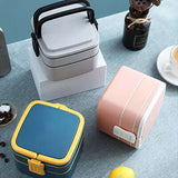 BPA-Free Square Double Layer Lunch Box with Spoon Executive Corporate Gifts Singapore