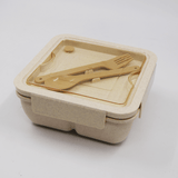 beige Lunchbox with Cutlery Set Executive Corporate Gifts Singapore