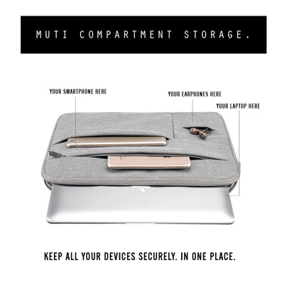 Multi Zip Padded Laptop Sleeve Executive Corporate Gifts Singapore