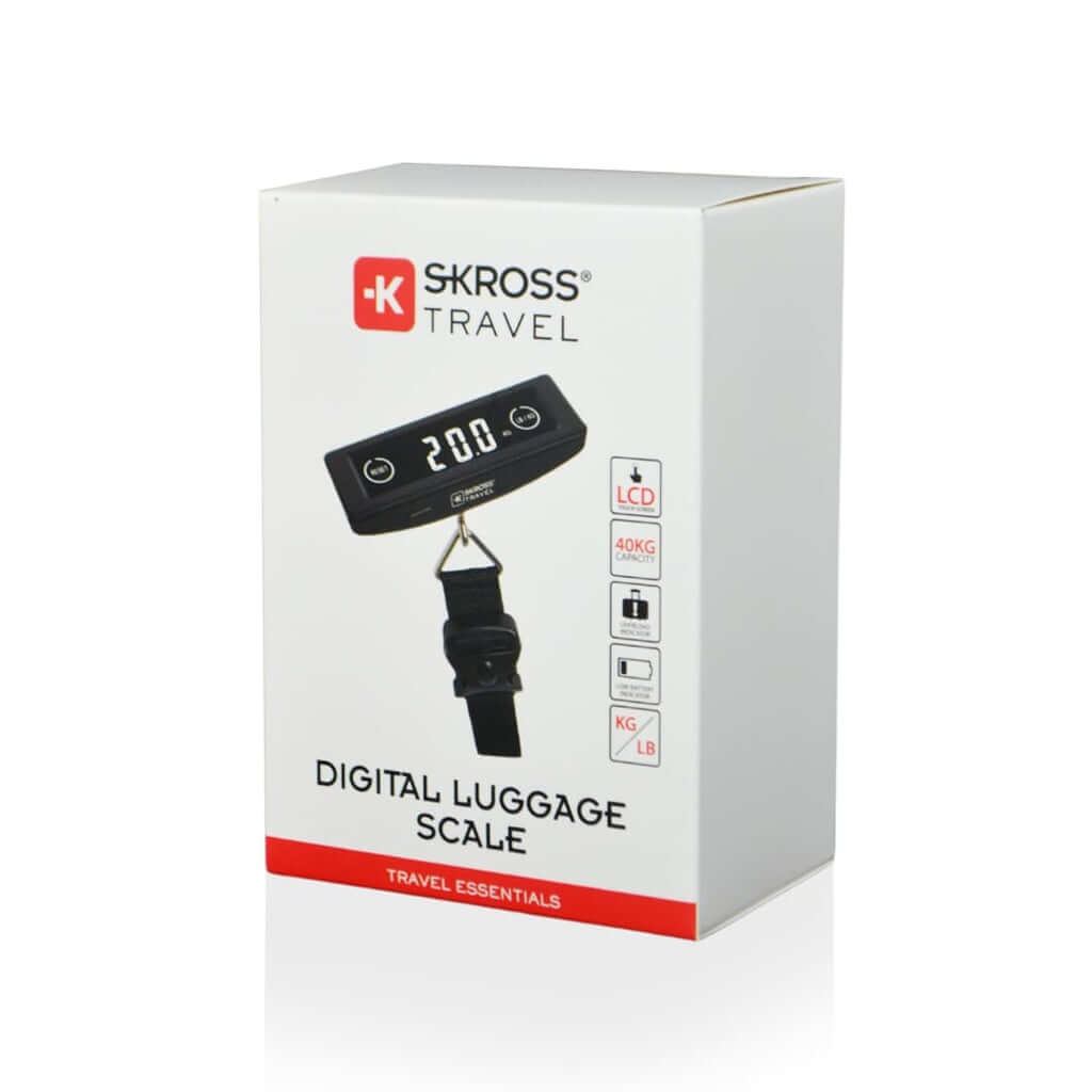 SKROSS LCD Touchscreen Premium Digital Luggage Scale Executive Corporate Gifts Singapore