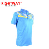 Rightway MOF 34 Neon-Tech Asymmetric Collared Sublimation Polo T-Shirt Executive Corporate Gifts Singapore