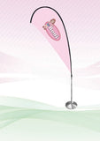 Tear shape Flying Banner with Base Executive Corporate Gifts Singapore