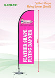 Feather shape Flying Banner Executive Corporate Gifts Singapore