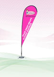 Tear shape Flying Banner Executive Corporate Gifts Singapore