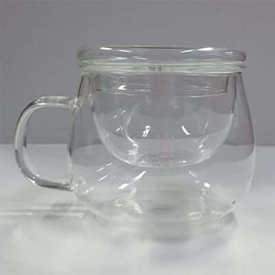 350ml Clear Glass Tea Cup with Infuser Executive Corporate Gifts Singapore