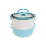 2-Tier Lunch Box with 2-in-1 fork & spoon Executive Corporate Gifts Singapore