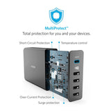 Anker PowerPort+ 5 Ports USB-C 60W With PowerIQ™ Charging Station Executive Gifts Singapore